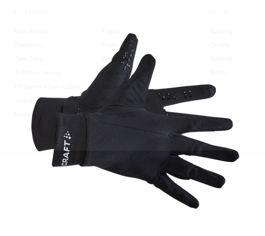 Core Essence Thermal Multi Grip Glove - Black, Full Finger, XL